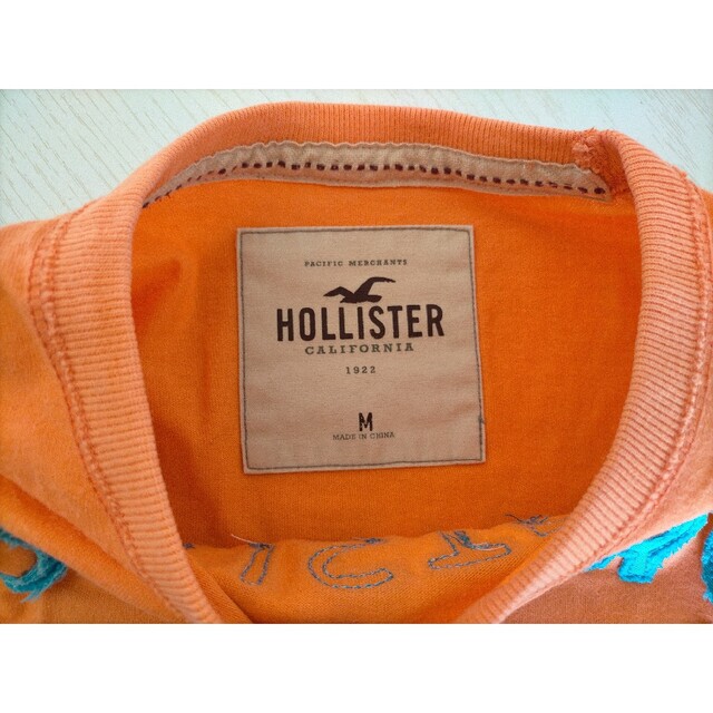 Hollister(ホリスター)のホリスター Tシャツ US M オレンジ メンズのトップス(Tシャツ/カットソー(半袖/袖なし))の商品写真