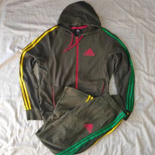 アディダス(adidas)のadidas アディダス セットアップ ラスタカラー レゲエ(ジャージ)