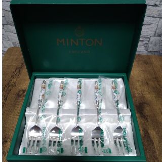 ミントン(MINTON)のミントン　MINTON　ケーキフォーク　５本セット(スプーン/フォーク)