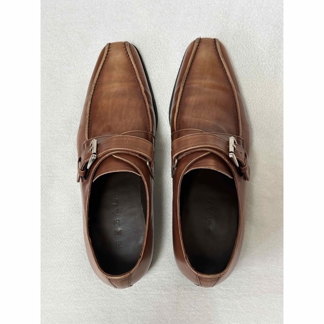 REGAL(リーガル)のリーガル　モンクストラップ　スワロートウ　25.0cm メンズの靴/シューズ(ドレス/ビジネス)の商品写真