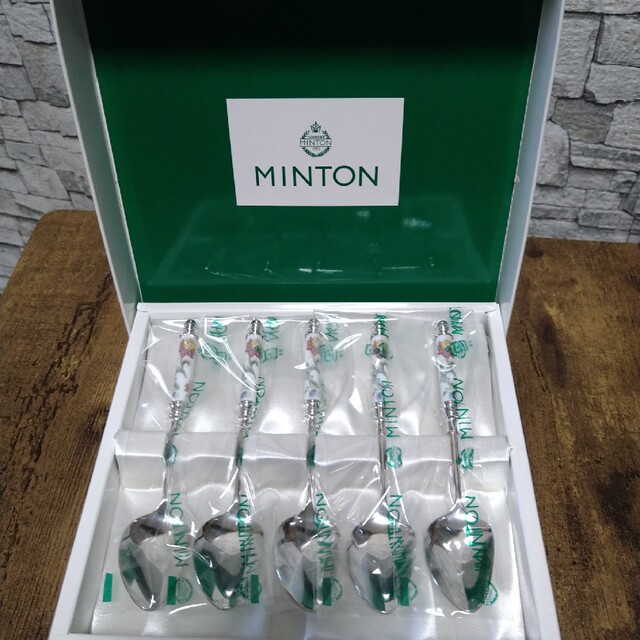 MINTON - ミントン MINTON ケーキスプーン 5本セットの通販 by CAROL's shop｜ミントンならラクマ