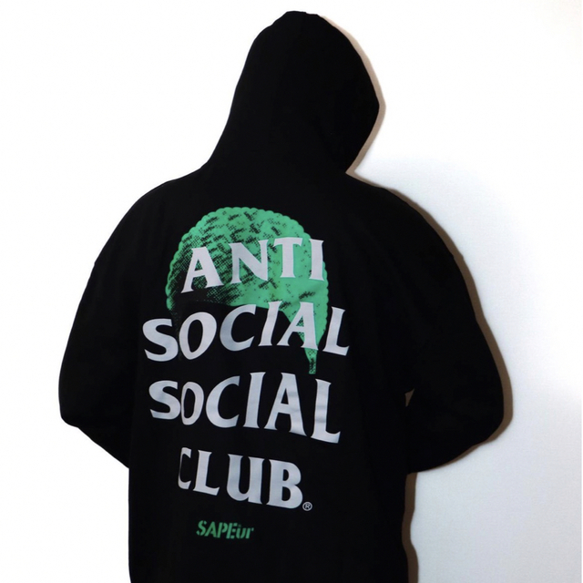 anti social social club 777 Black Hoodie