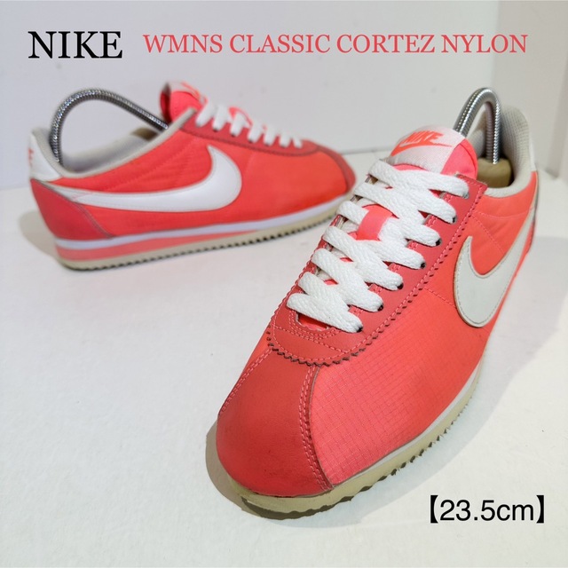 NIKE(ナイキ)のナイキ★CORTEZ/コルテッツ★ホットラヴァ(ラバ)オレンジホワイト★23.5 レディースの靴/シューズ(スニーカー)の商品写真