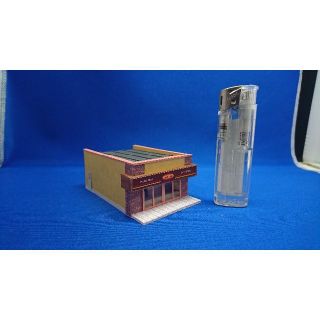 ◆オリジナル店舗建築模型06◆スケール1/150 Nゲージ　雑貨　鉄道模型(鉄道模型)