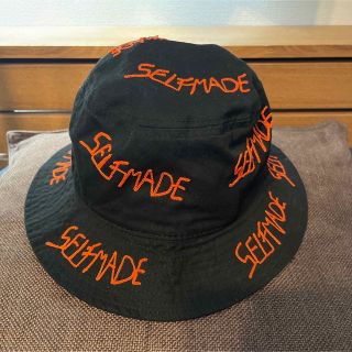 ラフシモンズ(RAF SIMONS)のSELFMADE 刺繍バケットハット SELF MADE セルフメイド バケハ(ハット)