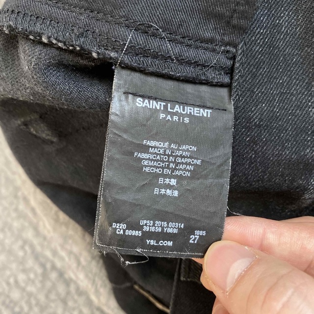 Saint Laurent(サンローラン)のサンローラン　クラッシュデニム　27 メンズのパンツ(デニム/ジーンズ)の商品写真