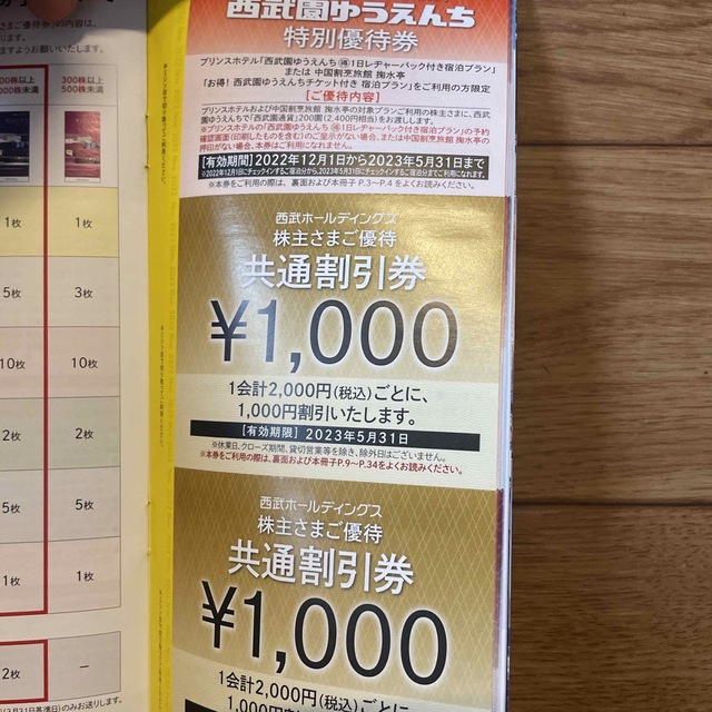 西武百貨店 - 西武ホールディングス 株主優待 500株の通販 by アイロン ...