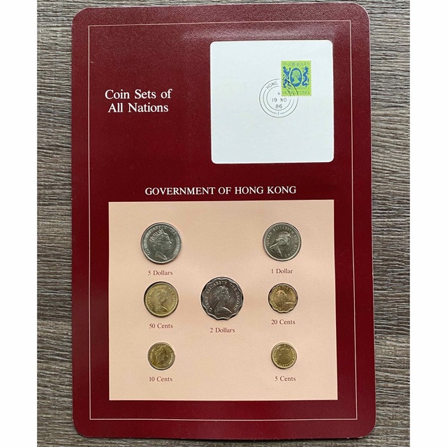外国硬貨　古銭　フランクリンミント　香港コインセット  7枚