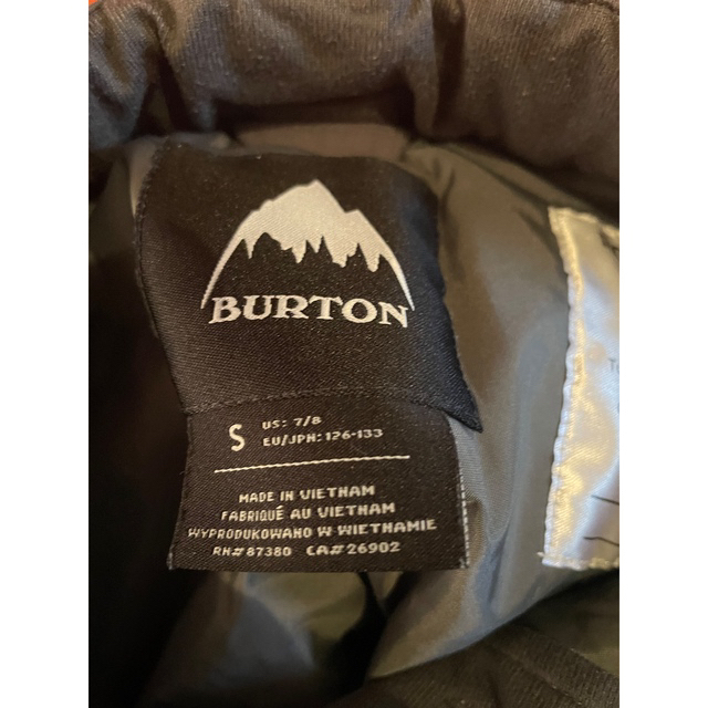 BURTON(バートン)のジュニア用　スノーボードウェア　S〜Mサイズ　バートン スポーツ/アウトドアのスノーボード(ウエア/装備)の商品写真