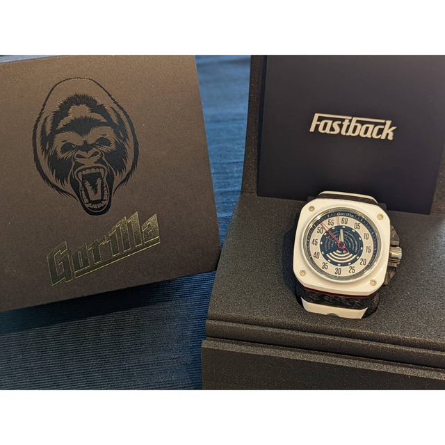 gorilla(ゴリラ)のGorilla　ゴリラウォッチ　ファストバックRSホワイト メンズの時計(腕時計(アナログ))の商品写真