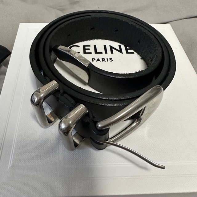 CELINE サンチュロンストラップ付き ウエスタン 9ベルトベルト