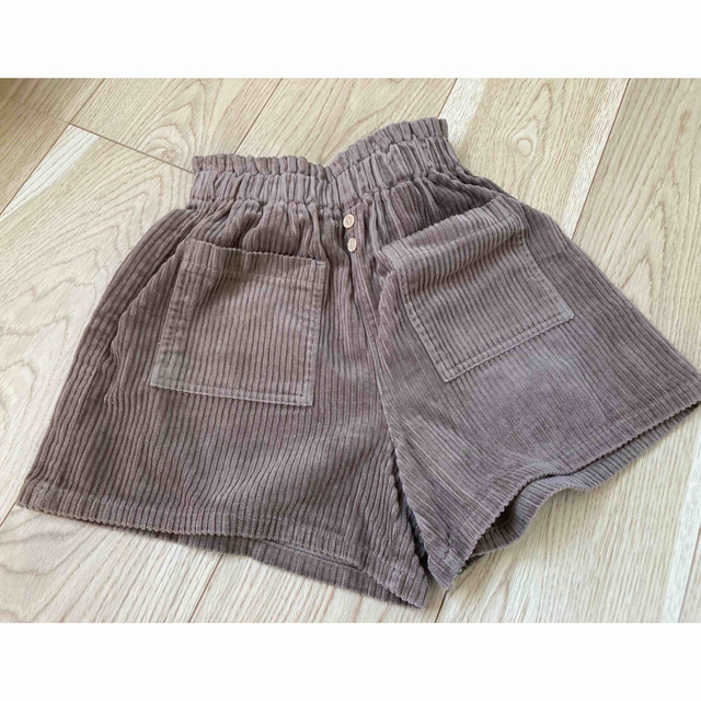 コーデュロイ 茶色ハーフパンツ 140サイズ 38518 イタリア製 コーデュロイ ハーフパンツ 茶色 S