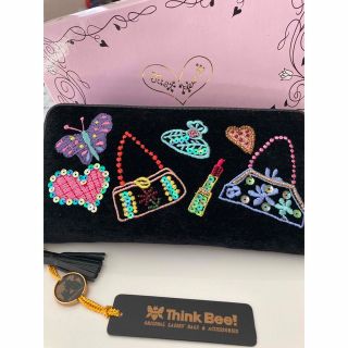 Think Bee!   シンクビー ブラックポンド 長財布 未使用の通販 by qp