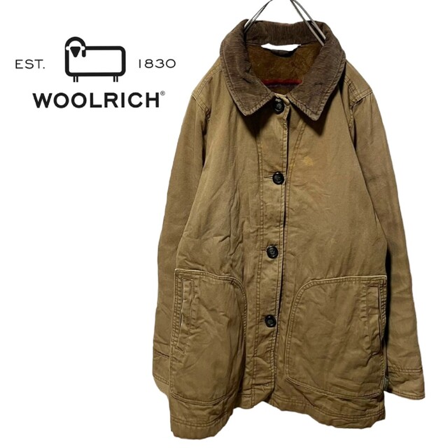 WOOLRICH(ウールリッチ)の【WOOLRICH】コーデュロイ襟 ハンティングジャケット A-427 レディースのジャケット/アウター(ブルゾン)の商品写真