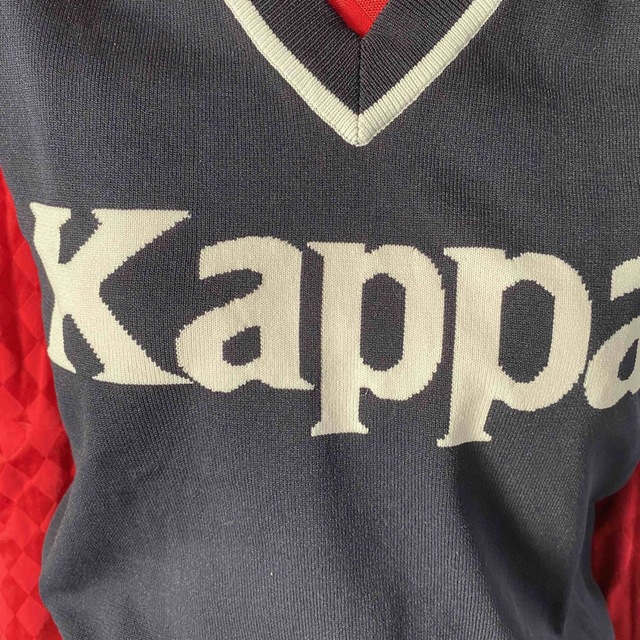 Kappa(カッパ)のKappa 美品！レディースゴルフウェア　軽量ベストレディースMネイビー スポーツ/アウトドアのゴルフ(ウエア)の商品写真