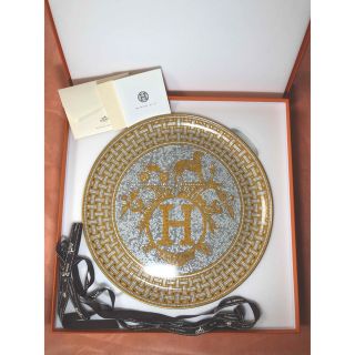 Hermes - エルメス モザイク ヴァンキャトル タルトプレート(32cm)未