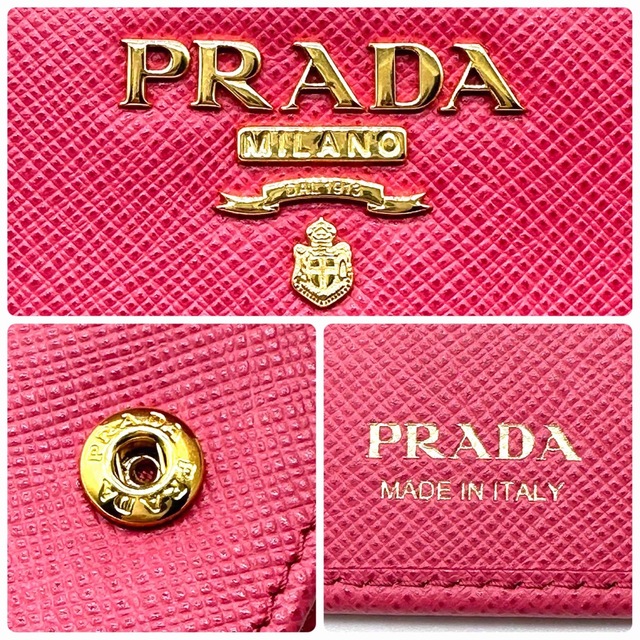 PRADA(プラダ)の【美品】PRADA プラダ サフィアーノ 6連 キーケース  レディースのファッション小物(キーケース)の商品写真