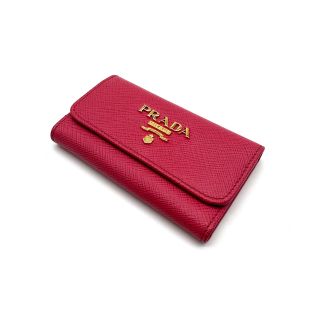 プラダ(PRADA)の【美品】PRADA プラダ サフィアーノ 6連 キーケース (キーケース)