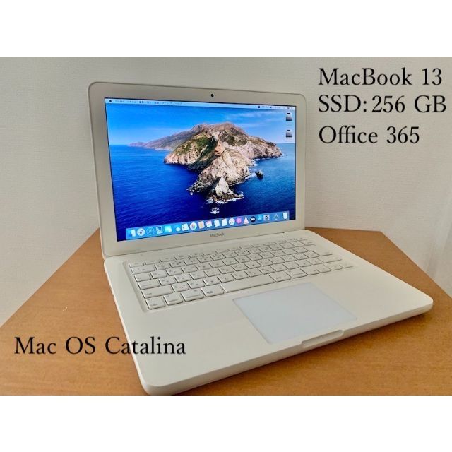 Apple(アップル)の本日限A913MacBook13白SSD256 Office365 Win11付 スマホ/家電/カメラのPC/タブレット(ノートPC)の商品写真