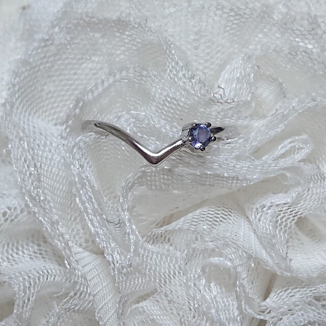アイオライトのリング(シルバー製) レディースのアクセサリー(リング(指輪))の商品写真