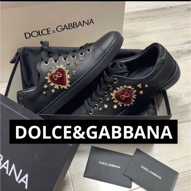 【値下げ】DOLCE\u0026GABBANA ドルガバ　ハートスニーカー