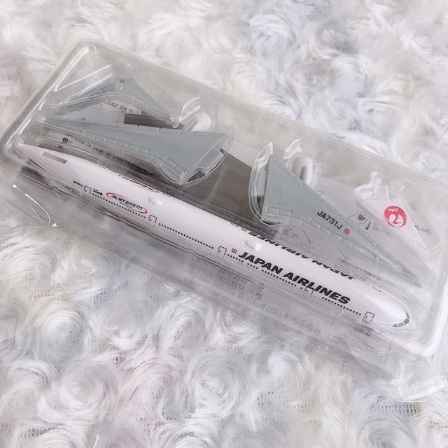 JAL(日本航空)(ジャル(ニホンコウクウ))のJAL　飛行機　模型　ノベルティ エンタメ/ホビーのテーブルゲーム/ホビー(航空機)の商品写真