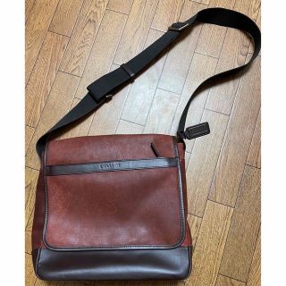 コーチ(COACH)のCOACH/コーチ　レザーバック  ショルダーバッグ  メッセンジャーバッグ(ショルダーバッグ)