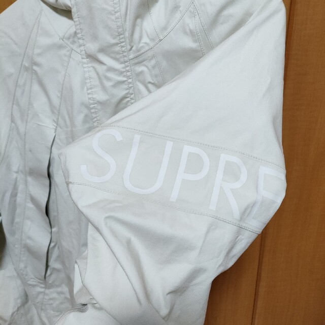 Supreme taped seam jacket White L
