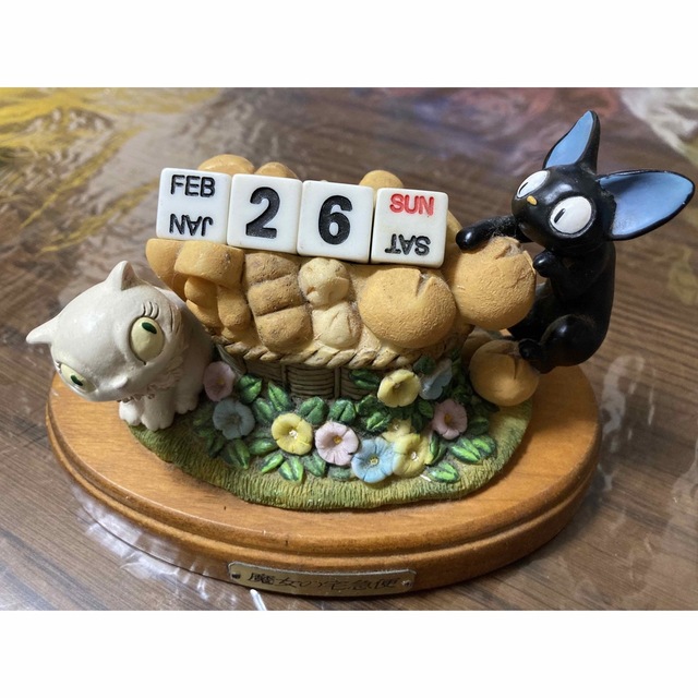 ジブリ - ジブリがいっぱい 魔女の宅急便 ジジ 万年カレンダーの ジブリ - ジブリがいっぱい 魔女の宅急便 ジジ 万年カレンダーの