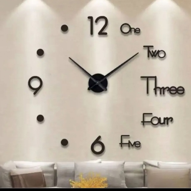 壁掛け時計　デジタル　サイレント インテリア/住まい/日用品のインテリア小物(掛時計/柱時計)の商品写真