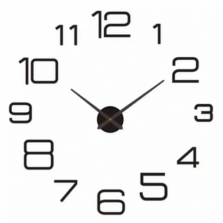 壁掛け時計　デジタル　サイレント(掛時計/柱時計)