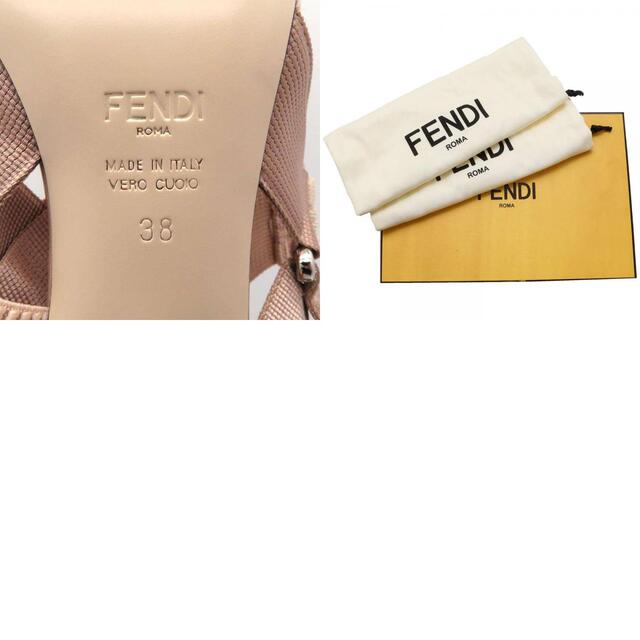 FENDI(フェンディ)のフェンディ パンプス コリブリ スリングバックシューズ ミディアムヒール レディースサイズ38 8J6716 FENDI レディースの靴/シューズ(ハイヒール/パンプス)の商品写真