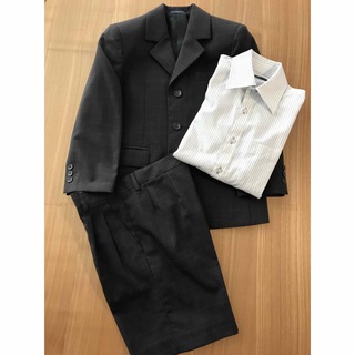 キッズ　男の子　スーツ　120  卒園式　入園　入学式　シャツ130 フォーマル(ドレス/フォーマル)