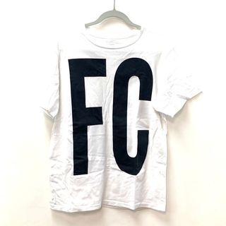 エフシーアールビー(F.C.R.B.)のエフシーアールビー F.C.R.B. FCRB ビックロゴ 半袖Ｔシャツ コットン ホワイト(Tシャツ/カットソー(半袖/袖なし))