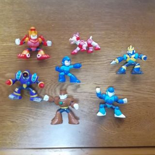 ♯Jzv27FJロックマンROCKMANフィギュアストラップレア入フル7種