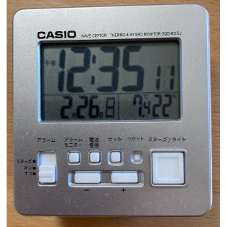 カシオ(CASIO)のデジタル置き時計（電波時計）(その他)