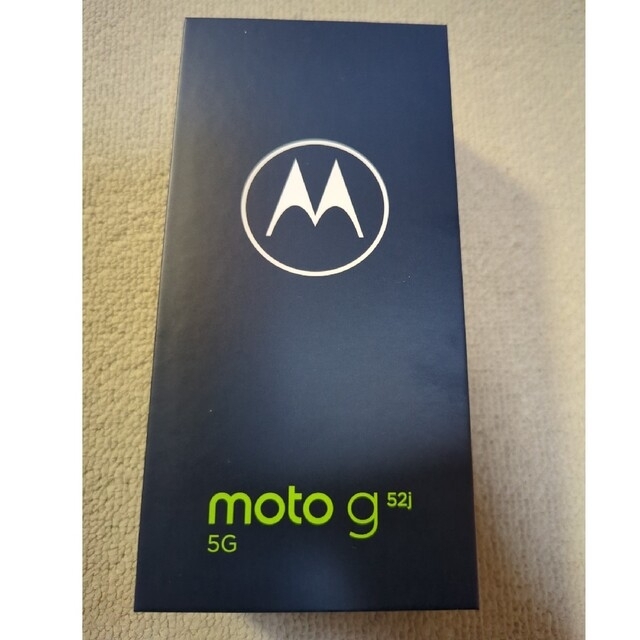 【新品未開封】MOTOROLA  moto g52j 5G インクブラック