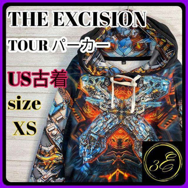 EXCISION ツアー パーカー US 総柄