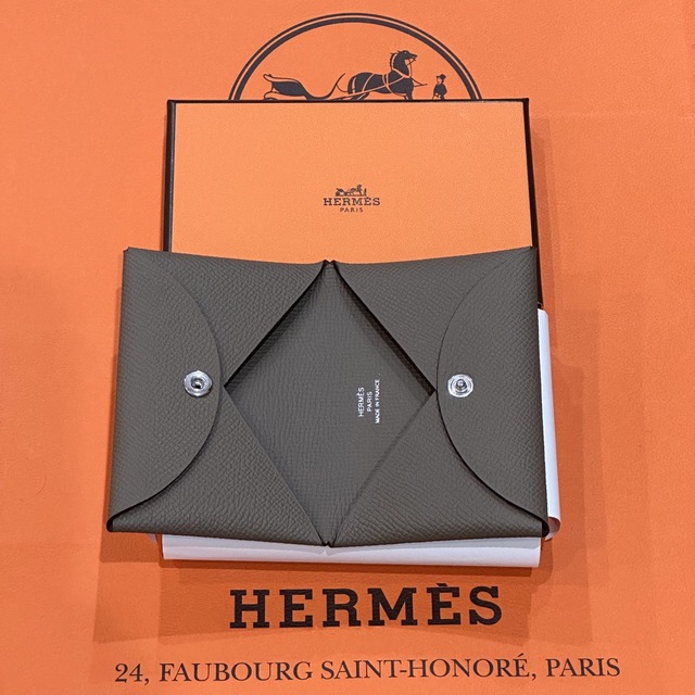 2022?新作】 カルヴィ エルメス HERMES 新品 - Hermes カードケース ...