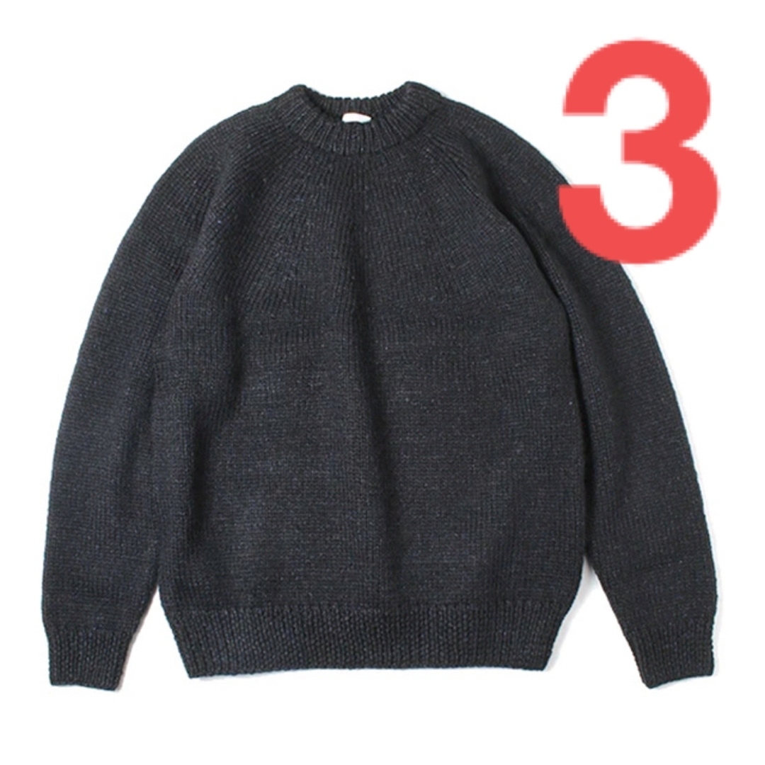 COMOLI ハンドクルーネックニット size3 | フリマアプリ ラクマ