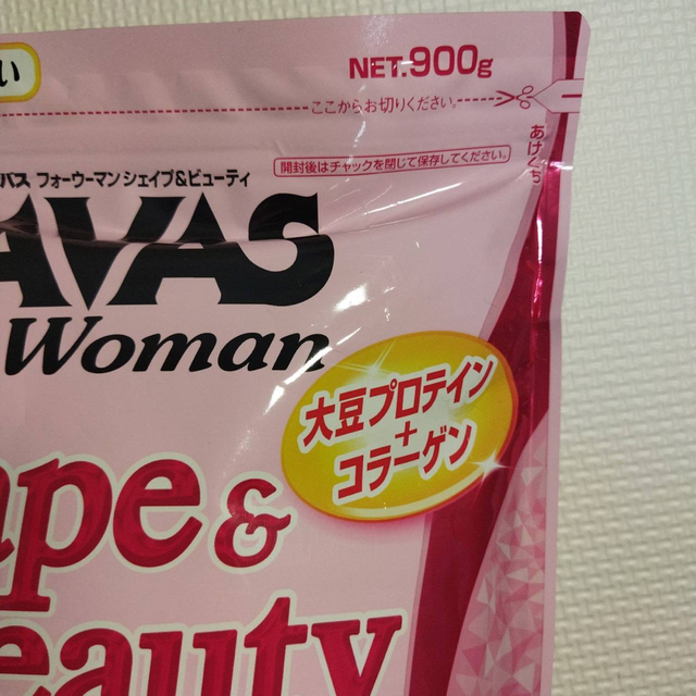 SAVAS(ザバス)のザバス for woman シェイプ＆ビューティ ミルクティー風味 900g コスメ/美容のダイエット(ダイエット食品)の商品写真