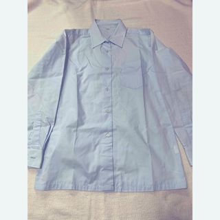 ワイシャツ　ライトブルー　水色　制服　なんちゃって制服(シャツ/ブラウス(長袖/七分))