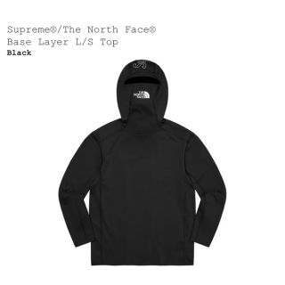 シュプリーム(Supreme)のSupreme TNF Base Layer L/S Top ブラック　XL(Tシャツ/カットソー(七分/長袖))