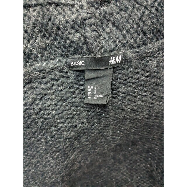 H&M(エイチアンドエム)のL 美品 h&m ニット　カーディガン　ニットカーデ ウール　リブニット 洗える レディースのジャケット/アウター(ニットコート)の商品写真