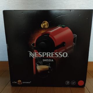 ネスプレッソ(NESPRESSO)のNESPRESSO INISSIA ルビーレッド(コーヒーメーカー)