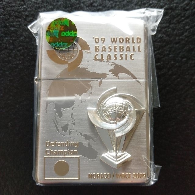 ZIPPO(ジッポー)の☆美品☆未使用　WBC 2009年　二連覇優勝記念　ZIPPO ジッポーライター メンズのファッション小物(タバコグッズ)の商品写真