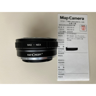 ソニー(SONY)のK&F Concept M42-NEX 22年8月マップカメラ購入品(その他)