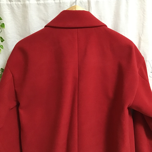 AMERICAN HOLIC(アメリカンホリック)のミドルコート　AMERICANHOLICコート　赤コート　キャバ嬢　美品 レディースのジャケット/アウター(その他)の商品写真