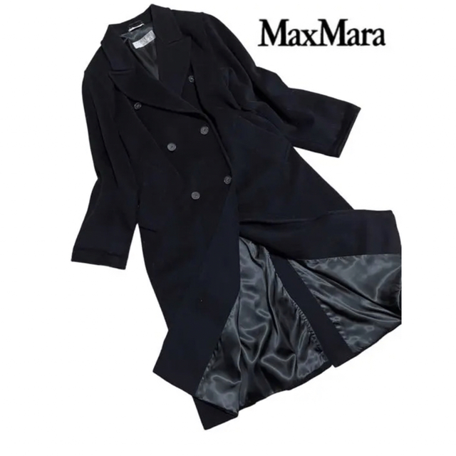 Max Mara マックスマーラ 銀タグ ダブルフェイス チェスターコート 40