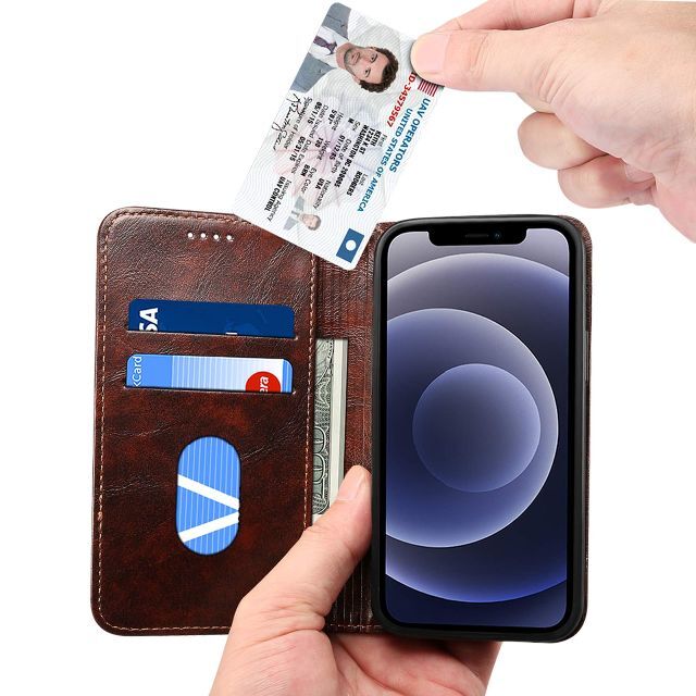 iPhone 12 mini ケース 手帳型 カード収納 アイフォン12 min 4